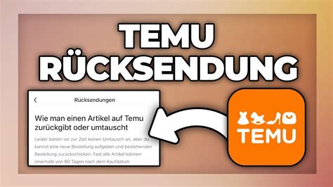 Temu zurücksenden & Rückerstattung bei Retoure erhalten